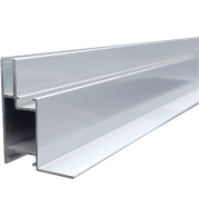 P-40 Fabric Aluminium Profile, Heavy Duty Anodized Silver, 148mm Depth, 6M Length, Structural SEG Frame Solution for Large-Format Tension Fabric Graphics and LED Displays